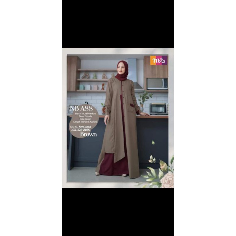 NIBRAS GAMIS NBA 88 BROWN XS-XL