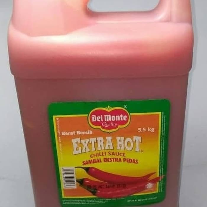 

Jual Delmonte Sambal Chilli Sauce Extra Hot 5,5Kg