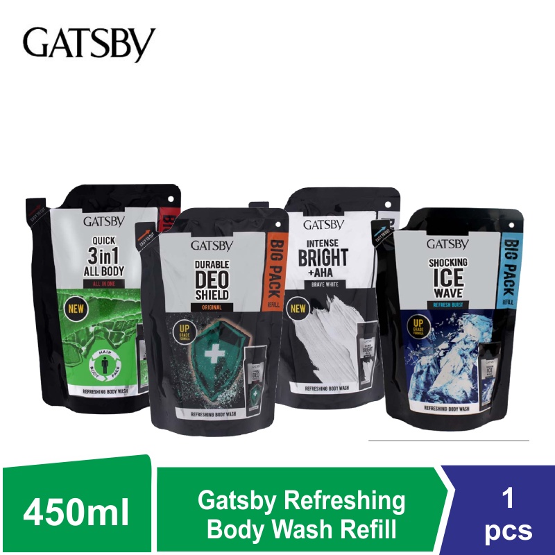 Gatsby Refreshing Body Wash 450ml - Sabun Mandi Cair