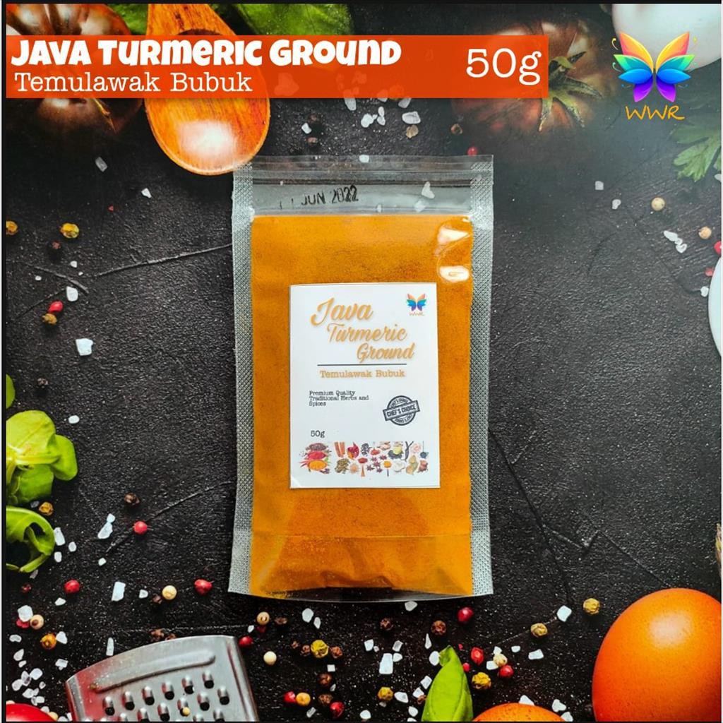 

Bumbu Rempah TEMULAWAK BUBUK / Java Turmeric Powder 50g by WWR