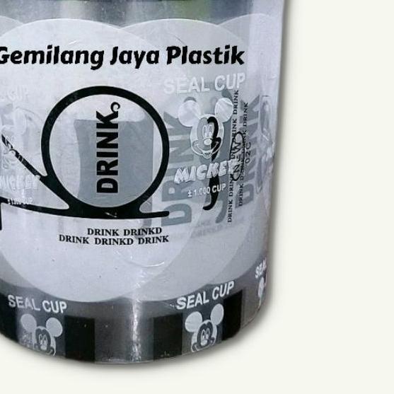PLASTIK LID CUP SEALER CUP POLOS 1000 CUP SEAL CUP