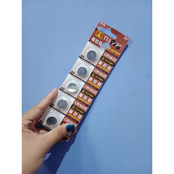 Baterai TIANQIU CR1620 Baterai Jam Baterai Kalkulator /CR1620/ Batrai TIANQIU CR1620
