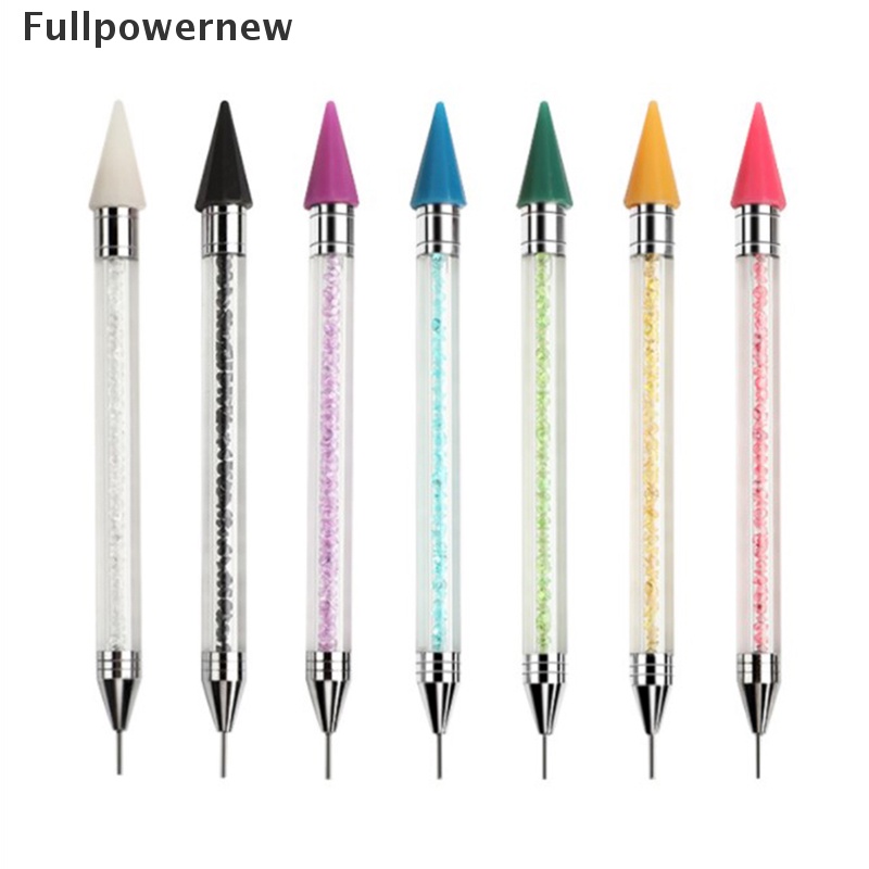 [FULL] Dotting Wax Pen Rhinestones Gem Picker Nail Art Stud Dotter DIY Point Drill Tool