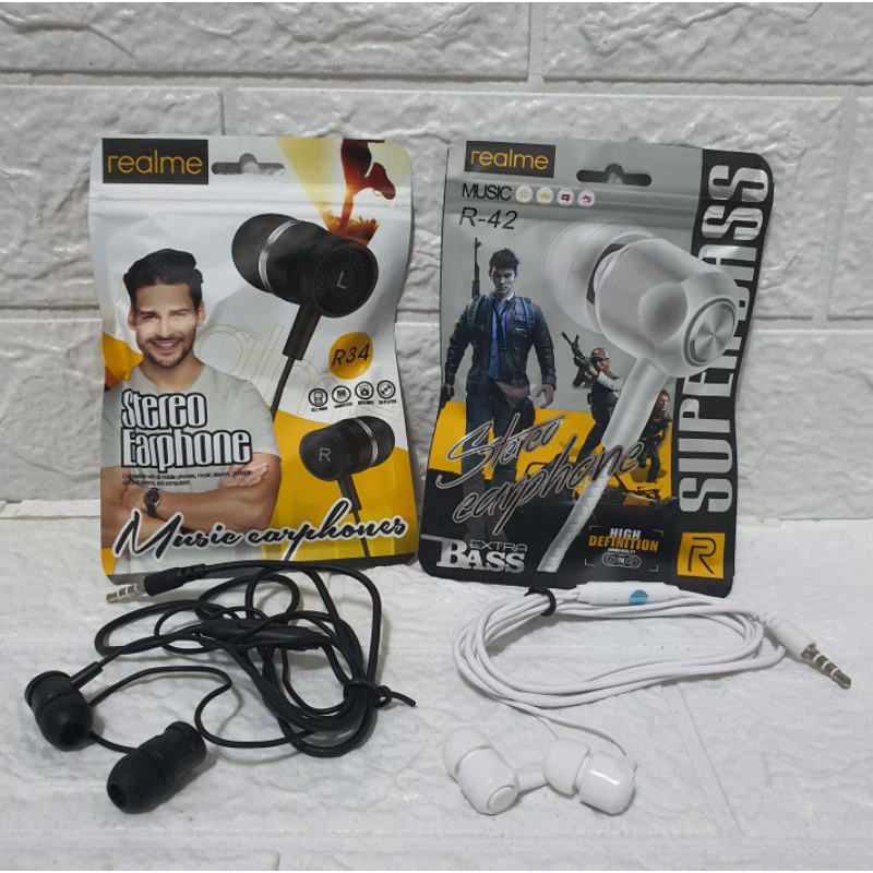 HEADSET REALME SQ R34 R42 Superbass