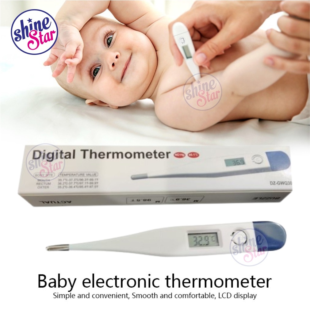 BISA COD - Termometer / Thermometer Digital Pengukur Suhu Tubuh Badan Orang Dewasa Anak Dan Bayi