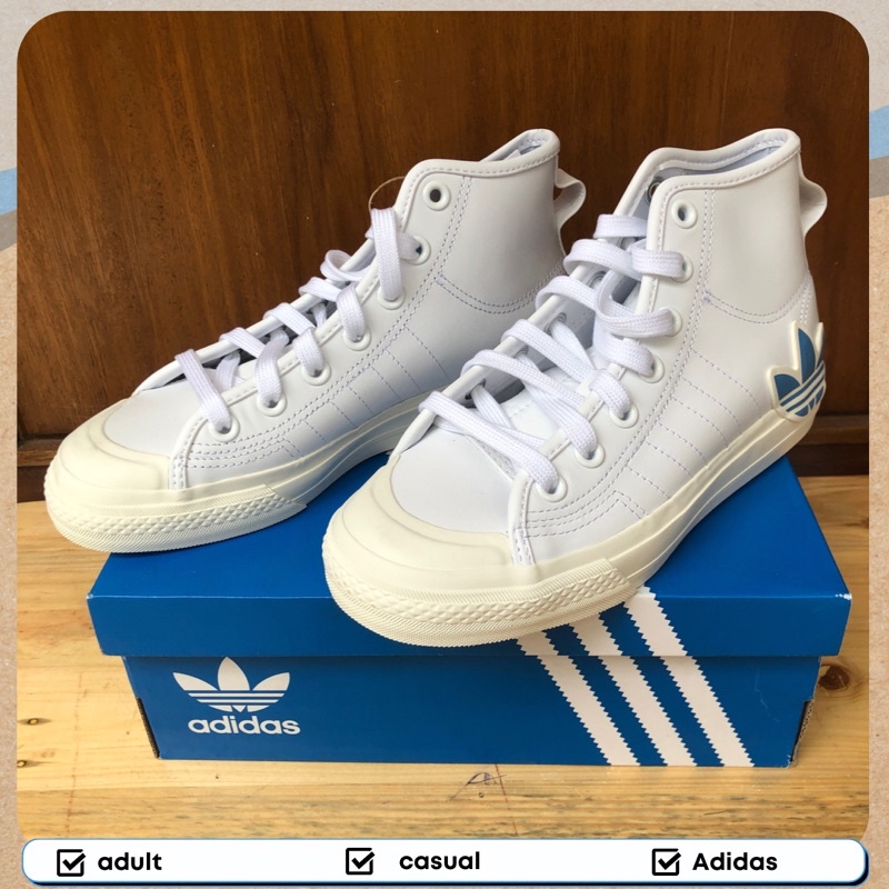 ADIDAS Nizza HI white LEATHER FX8497 ORIGINAL