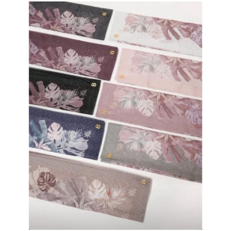 Buttonscarves tropicale lana, siena, New Bukan Preloved