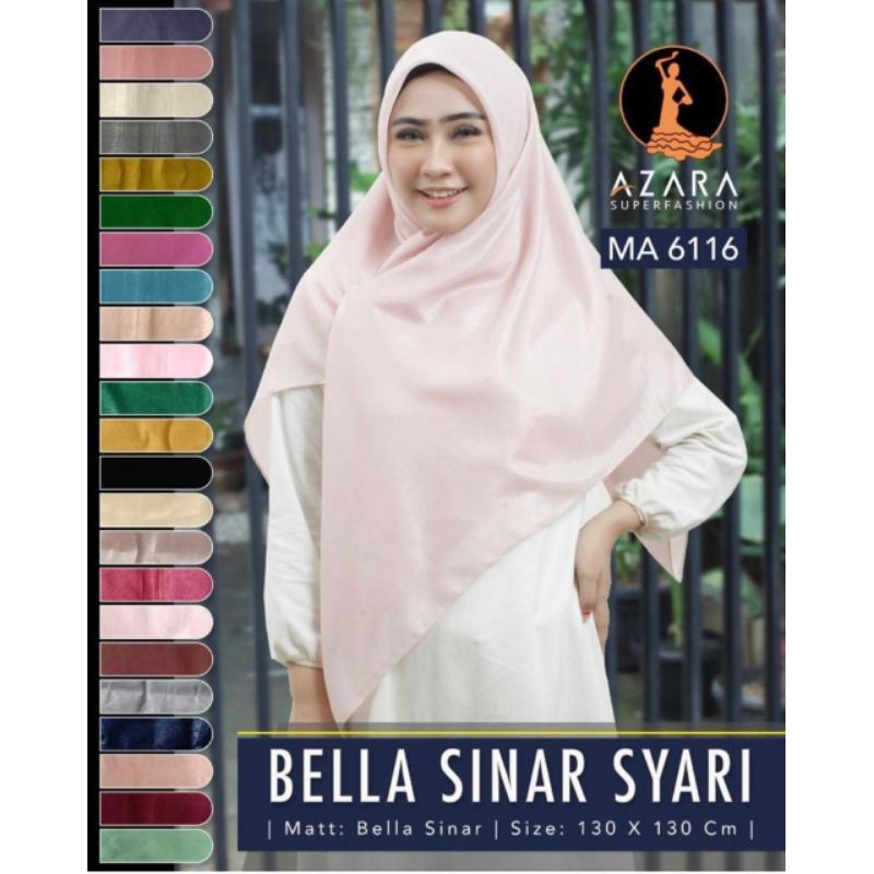 TERMURAH - HIJAB BELLA SINAR ORI DOA AZARA | JILBAB BELLA SINAR ORI AZARA