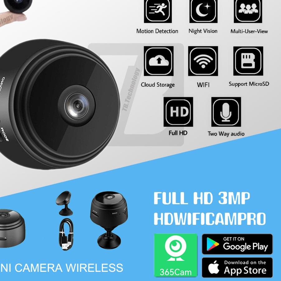 Wow Murah Meriah.. (100% ORIGINAL ) Mini CCTV Wifi Pengintai Rumah Indoor dan Outdoor Spycam Mini Te