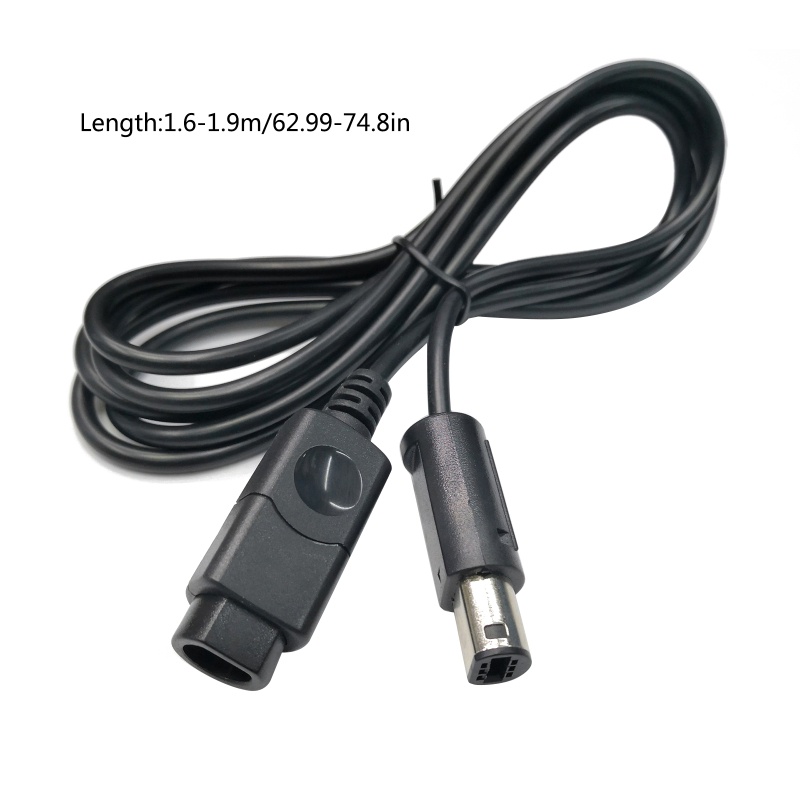 Btsg 2pcs 1.8m Panjang Kabel Ekstensi Controller Lapis Nikel Untuk GameCube Controller Extend Cord Wire Untuk NGC