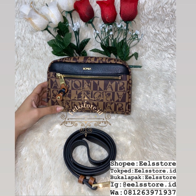 Tas pinggang Bonia Coklat