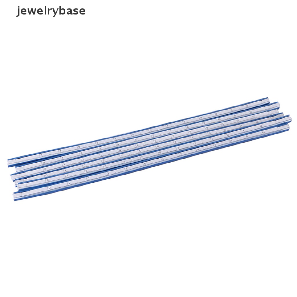 (jewelrybase) Penggaris Lengkung Flexible 30cm Bahan Plastik Vinyl Untuk Menggambar