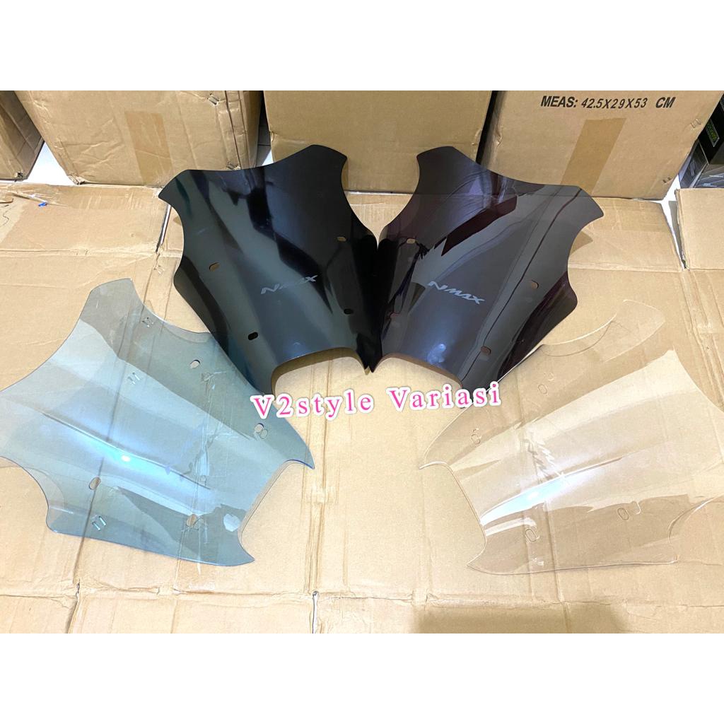 VISOR YAMAHA ALL NMAX OLD WINDSHIELD NMAX LAMA 2013 2014 2015 2016 2017 2018 2019 KACA ANGIN BIRU TRANSPARAN RYBEN SMOKE HITAM PEKAT ORIGINAL MODEL OCITO ACRILIC WINSIL WINDSHIL WINSHIELD