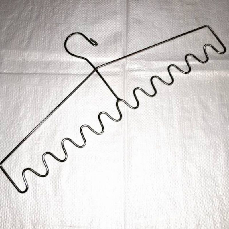 Gantungan Besi Sisir 10 Lobang Gantungan Baju Besi Hanger Baju Besi L