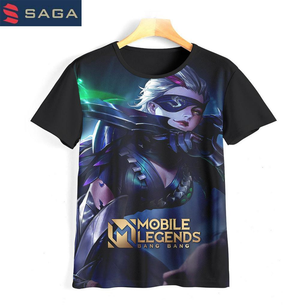 Kaos Anak Mobile Legend Natalia Baju Kartun Tv Animasi Baju 3D Permainan Mobile Legends Natalia 06Ml