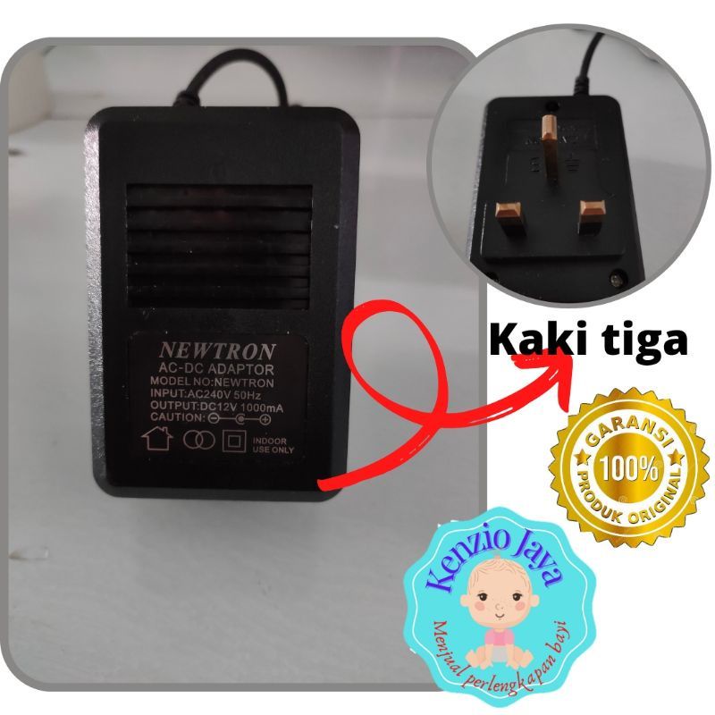 Adaptor Newtron, power supply untuk mesin ayunan elektrik