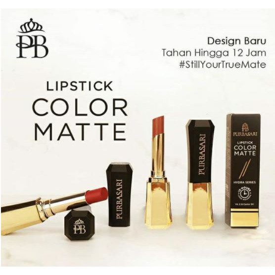 ^ KYRA ^ Purbasari Lipstik Color Matte - Inovasi Terbaru Dengan Pelembab