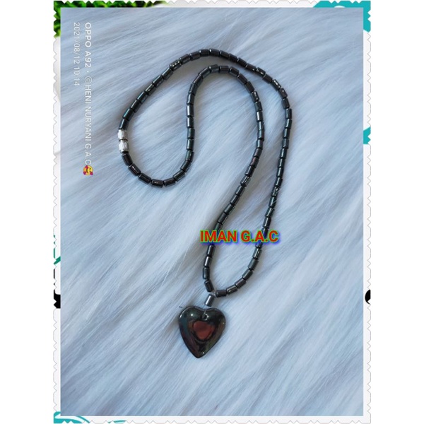 kalung belustin berustin/kalung batu brustin/aksesoris kalung