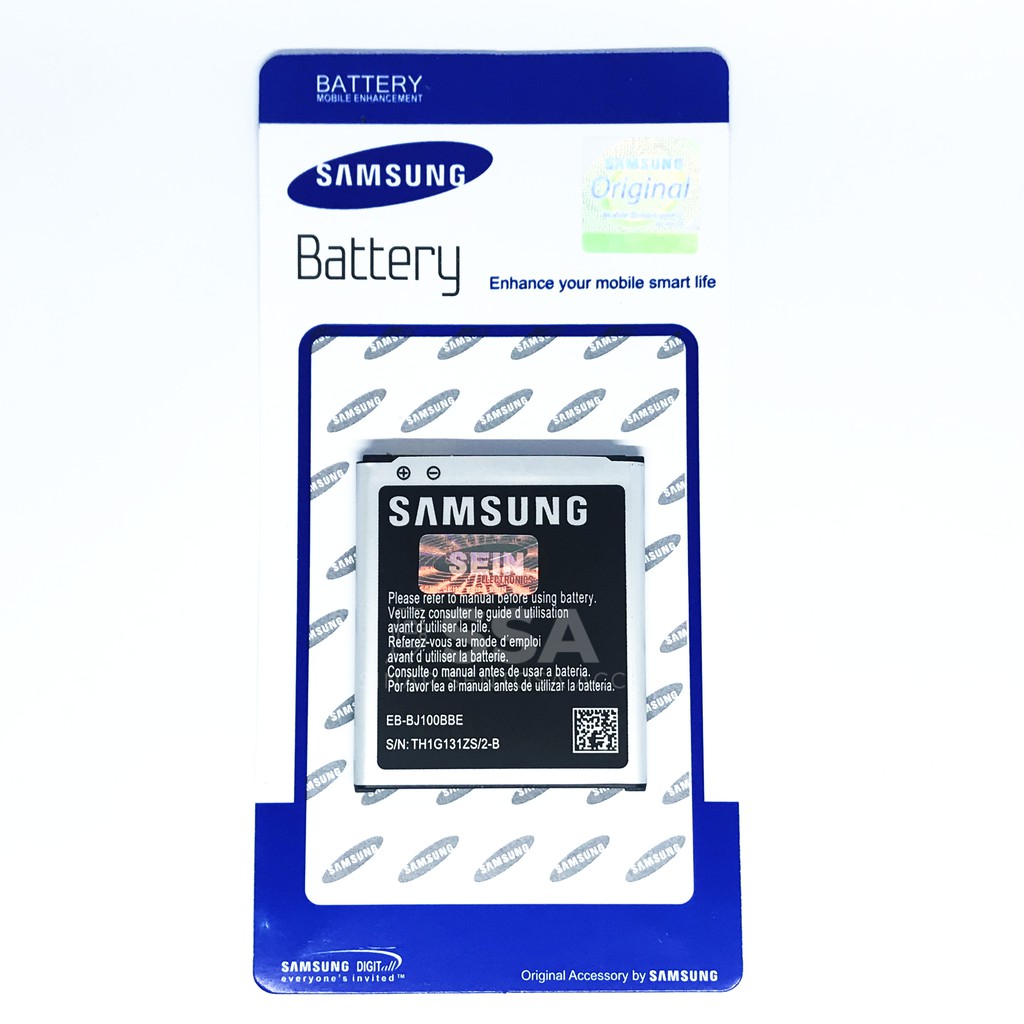 Baterai Original Samsung Galaxy J1 / J100 / J1 2015 Ori SEIN Battery Batrai Batre OEM