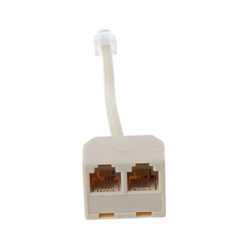 Adapter Splitter Telepon Rj11 6p4c 1 Male Ke 2 Female Rj11 Ke Rj11