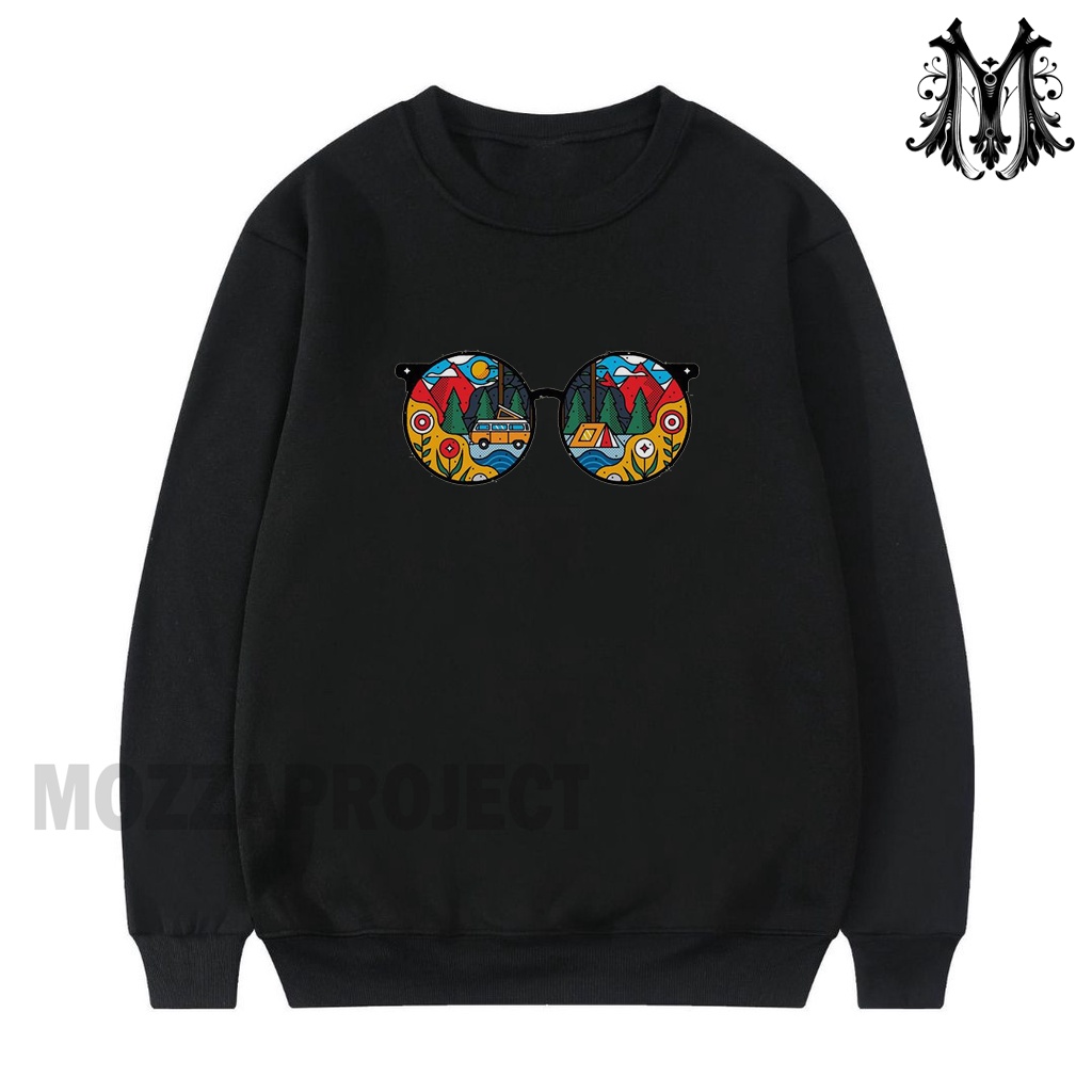 SWEATER CREWNECK UNISEX MODS GLASSES