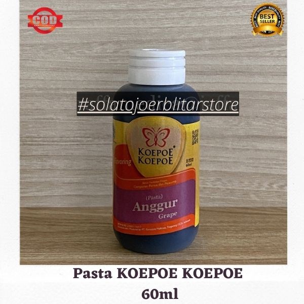 

Pasta KOEPOE KOEPOE 60ml - Anggur | Pasta Perisa Makanan Rasa Buah Anggur Pasta Anggur Segar | Original Halal