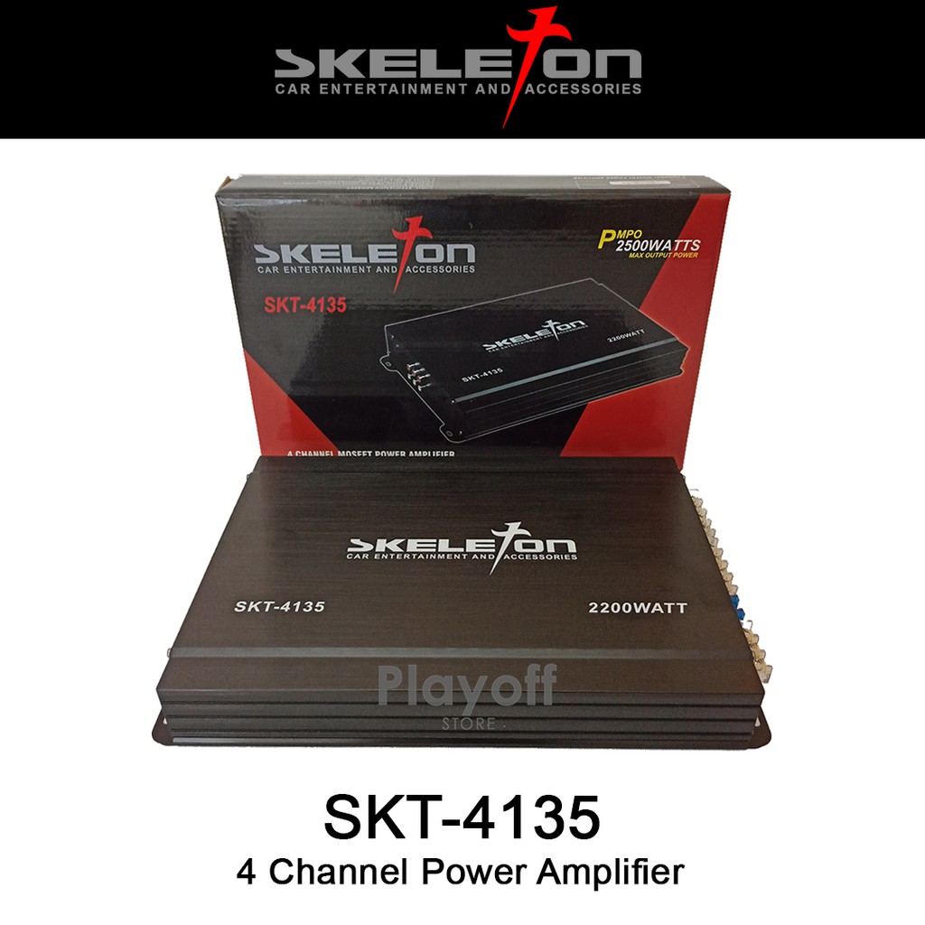 Audio Mobil SKELETON Power / Amplifier 4 Channel SKT-4135