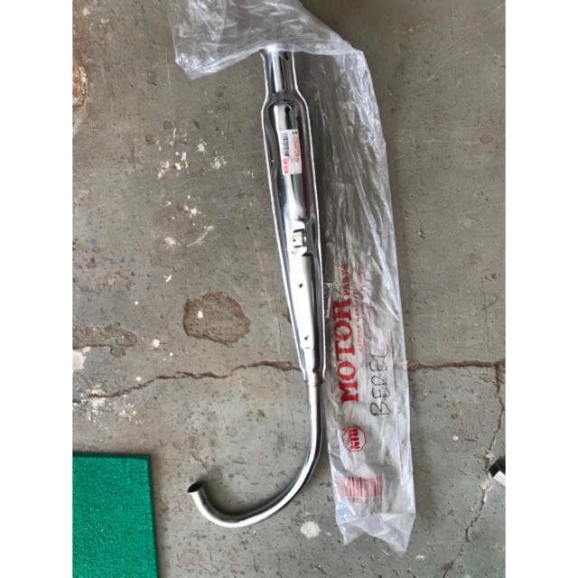 Knlapot kenalpot muffler honda cb 100 125 corbi cobi bedel plor ntd tebal bagus