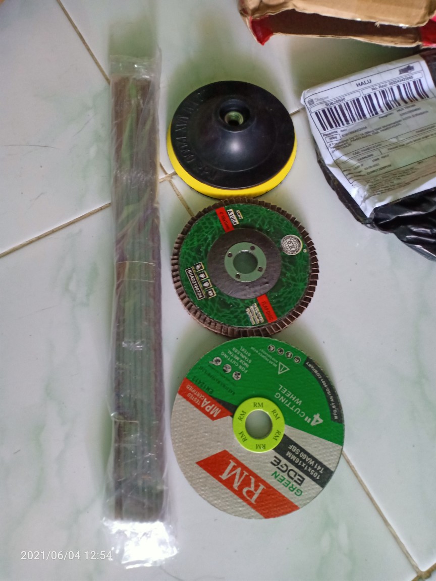 Tatakan Amplas Bulat Velcro 4