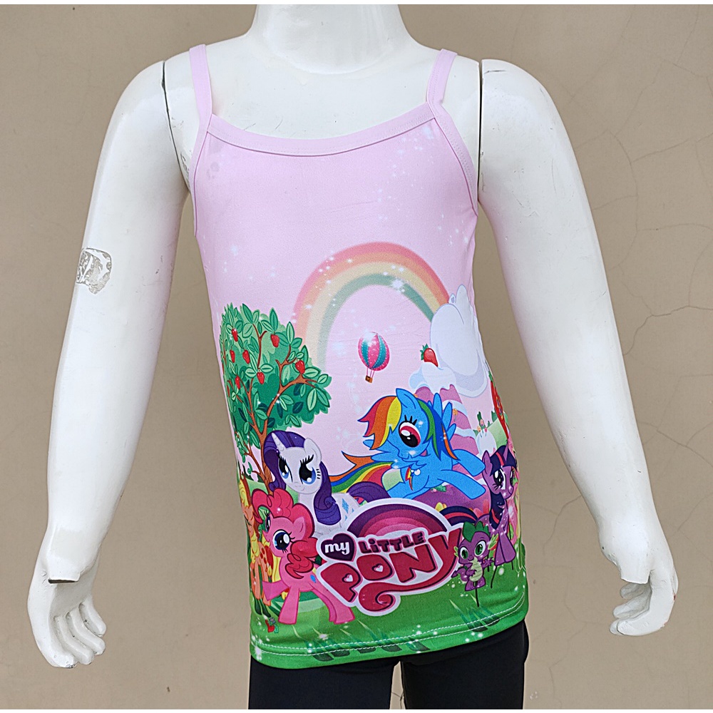 Kaos Singlet LITTLE PONY UNICORN Tali Kecil / Kaos Dalam Anak Perempuan