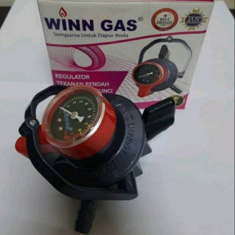 Winn Gas  W 900 M Win Gas , Regulator  Double lock  , Tekanan Rendah   meter