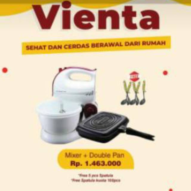 Tigaraksa Educational | Mixer Vienta | Double Pan | Bundling Double pan dan Mixer