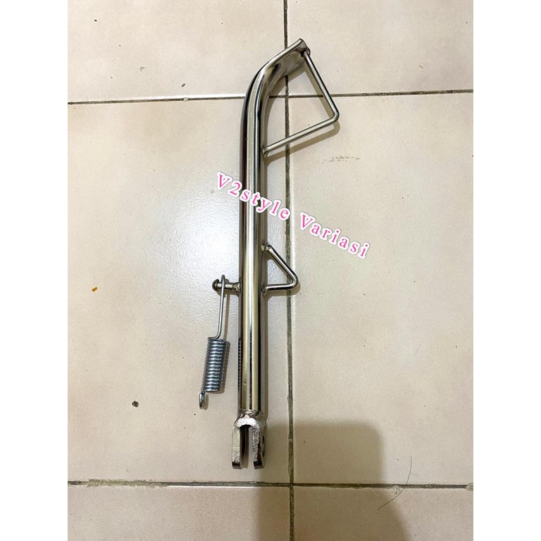 SET STANDAR SAMPING RING 18 + PER + CAGAK BELAKANG CHROME  ASLI ORI TEBAL BUKAN LEMPENGAN TIPIS MODE HONDA YAMAHA RXKING MX KING NINJA R RR VIXION KLX CBR MEGA PRO GL R15 SCORPIO CB 150R BYSON WR155 YZF MT25 XSR CRF TIGER FORZA