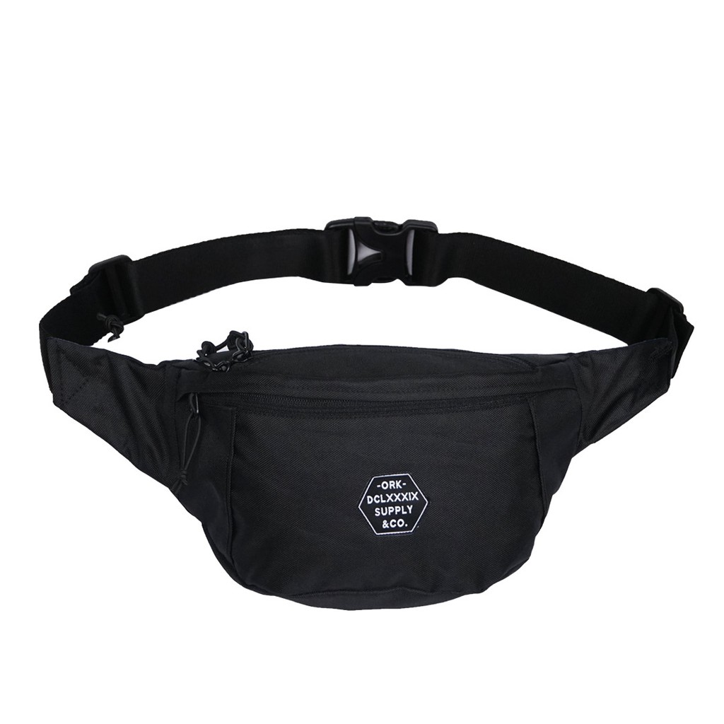 Ork689 Tas Selempang Waistbag Pria Thedinze Black