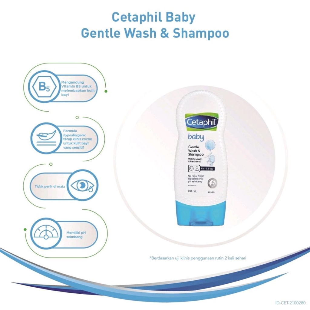 CETAPHIL BABY GENTLE WASH &amp; SHAMPOO / SABUN BAYI / SHAMPOO BAYI