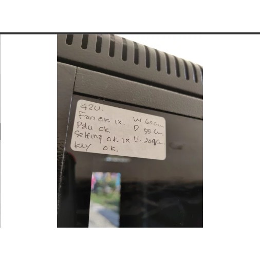 Rack Server 42U Closed Merk Fortuna Siap Pakai