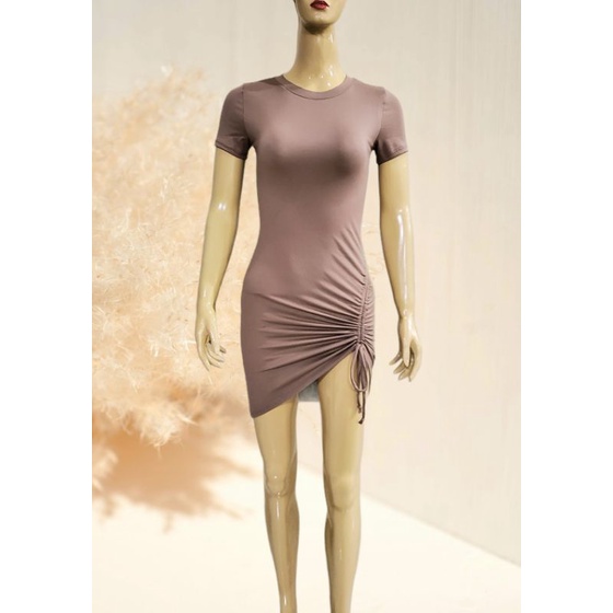 DRESS SERUT VIRAL BODYCON STRETCH  BRANDED TERMURAH