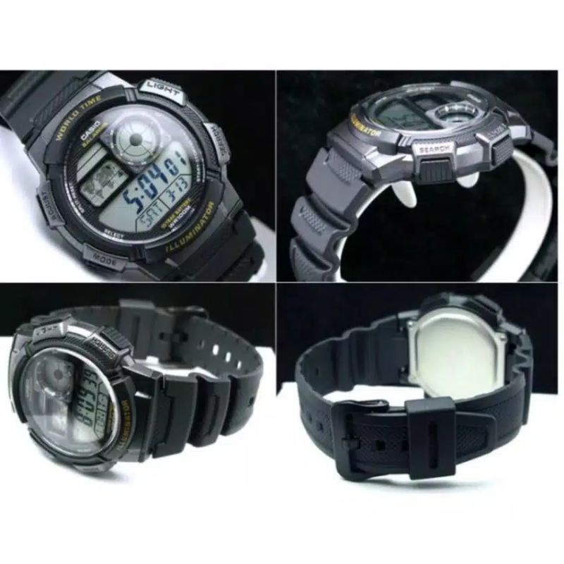 Jam Tangan Pria Digital Casio Original AE-1000W-1A Garansi Resmi Casio