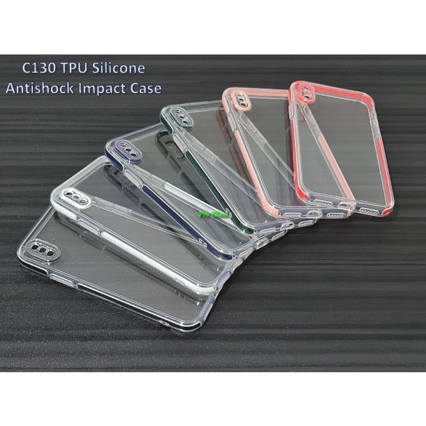 C130 Iphone 7 / 7+ / 8 / 8+ / X / XS / XR / XS MAX AntiShock Square Silicone Case