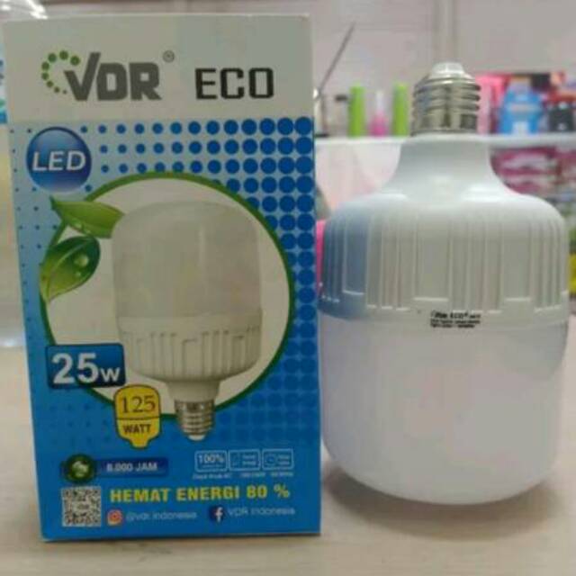 Jual Bohlam Lampu Led Capsule Watt Putih Vdr Eco Bright Cool Daylight E Shopee Indonesia