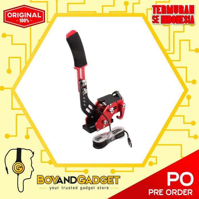 14 BIT PC SIM USB HANDBRAKE FOR RACING GAMES - ORI & TERMURAH