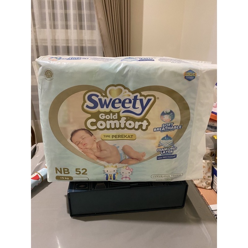 Sweety gold comfort newborn nb 52 pampers