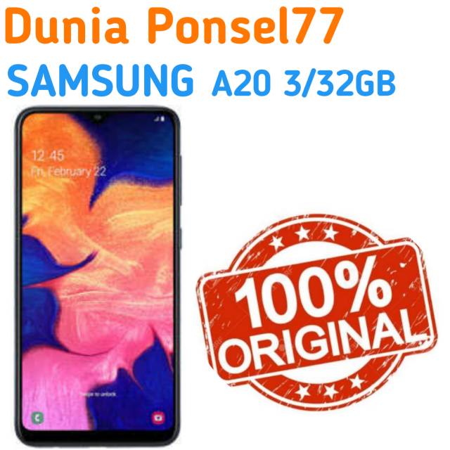 Samsung Galaxy A20 3/32gb garansi resmi SEIN | Shopee