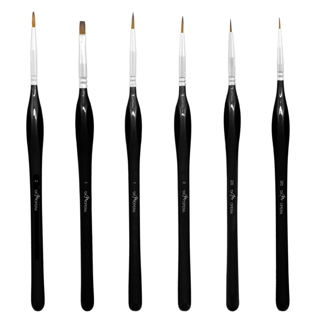 

Opera Detail Paint Brush Set of 6 special handle