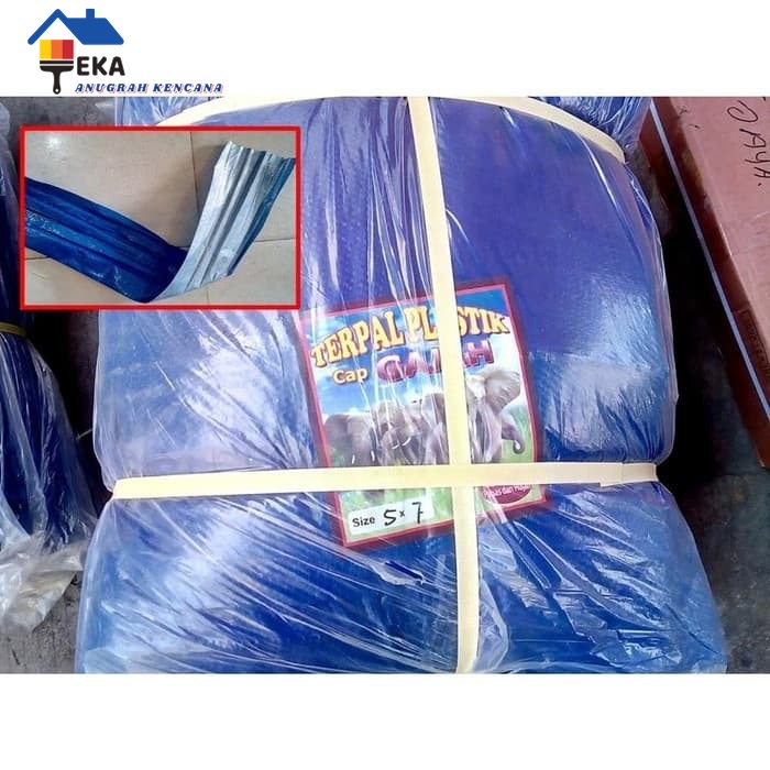 TERPAL PLASTIK/TERPAL A3/TERPAL TENDA/TERPAL JADI 5x6 EAK
