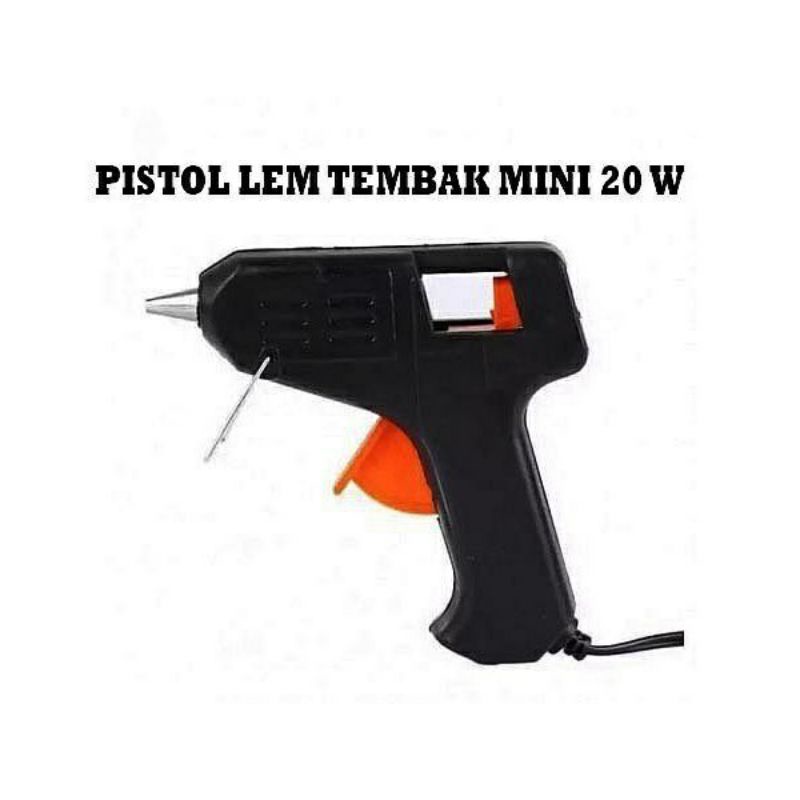 BluePink Alat Lem Tembak Glue Gun Cepat Panas 20watt - Hot Melted Glue Gun