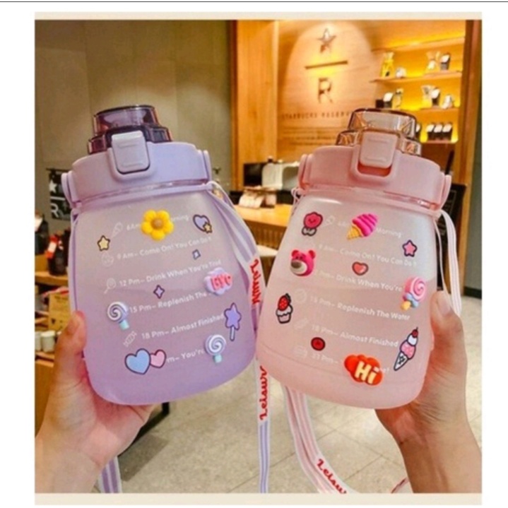 [FREE GIFT] BOTOL MINUMAN VIRAL GEMOY SUDAH + STIKER / BOTOL GEMOY