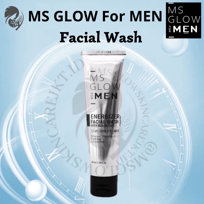 MS GLOW FOR MEN FACIAL WASH / FACIAL WASH MS GLOW MEN