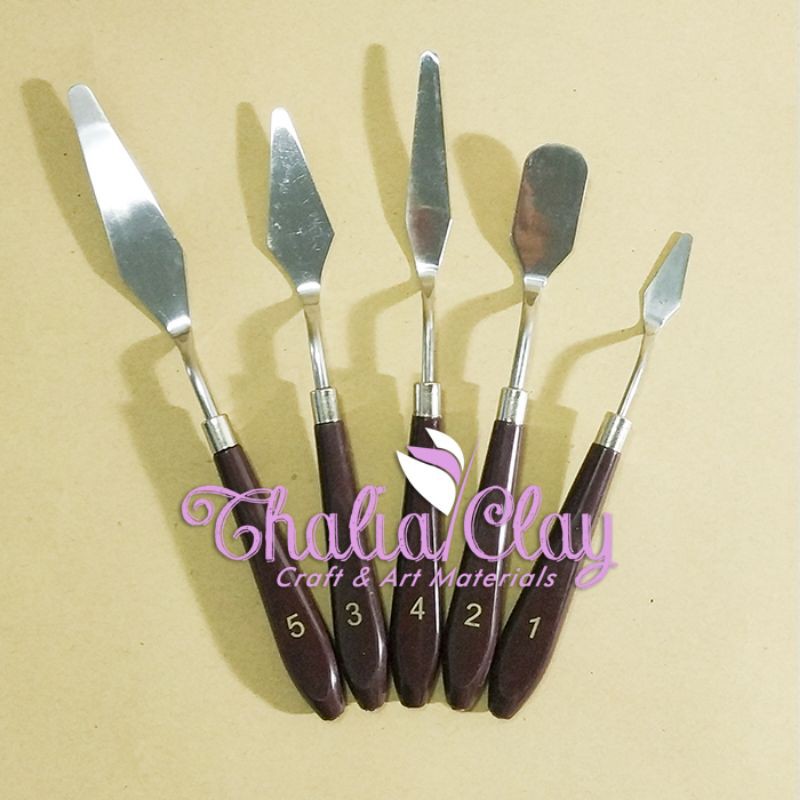 

PAINTING KNIFE SET PISAU ALAT LUKIS GAMBAR SPATULA CAT MINYAK PALETTE ART SCRAPER