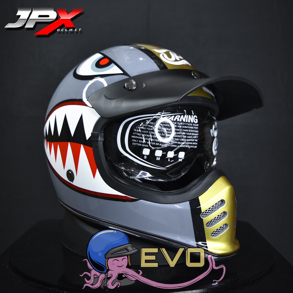 HELM JP SIGNATURE SG07 SKY GUARD ORIGINAL HELM JP CAKIL MOTIF SKYGUARD SG-07 ( ONGKIR 2KG SAJA )